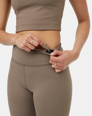 Brown-Womens-High-Waisted-Leggings