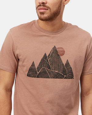Brown Men's Organic Cotton Graphic Tee