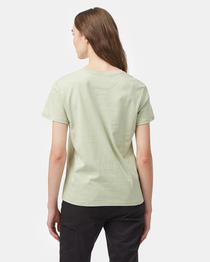 Green Women's Cotton Relaxed T-Shirt