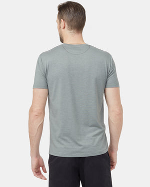 Green Men's Crew Neck Graphic Tee