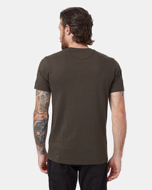 Green Men's Organic Cotton Graphic Tee