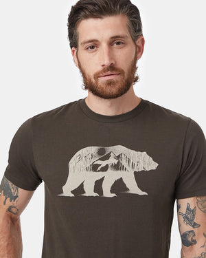 Green Men's Organic Cotton Graphic Tee
