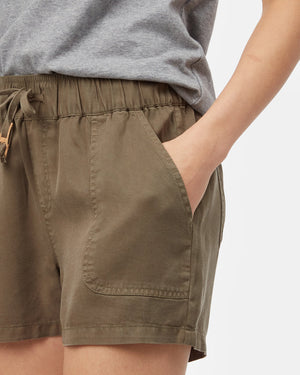 Green Women's Casual Summer Shorts