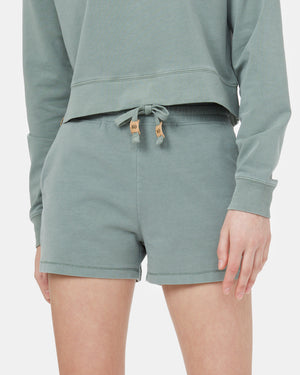 Green Women's Organic Cotton Shorts
