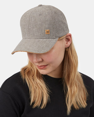 Grey-Adjustable-Cork-Baseball-Cap