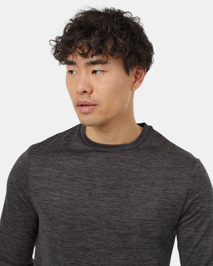 Grey-Recycled-Polyester-Active-Knit-Longsleeve-T-Shirt