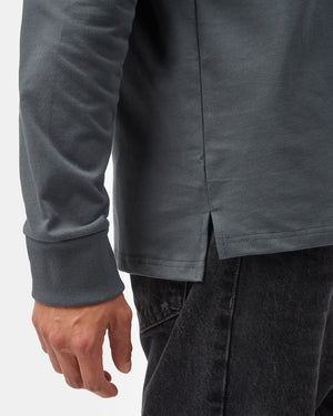 Mens_Green_Longsleeve_Polo