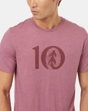 Pink-Crew-Neck-Short-Sleeve-T-Shirt