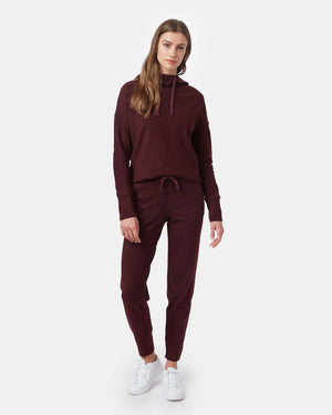 Red Women's Fleece Sweatpants