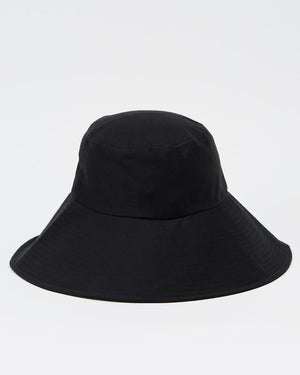 Black Organic Cotton Bucket Hat