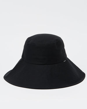 Black Organic Cotton Bucket Hat
