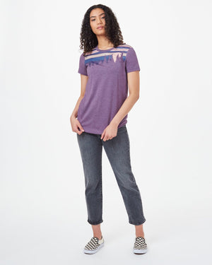 Purple Retro Graphic Tee