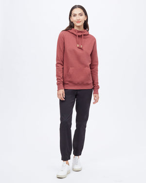 Red Women's Eco-Friendly Pullover Hoodie