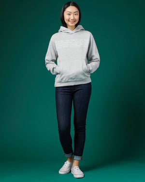 Gray Plant Graphic Pullover Hoodie