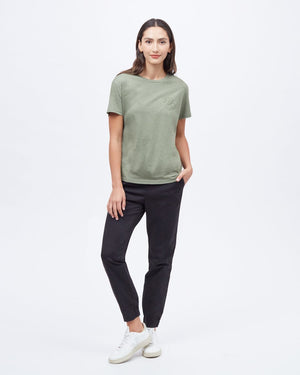 Green Recycled Crew Neck T-Shirt