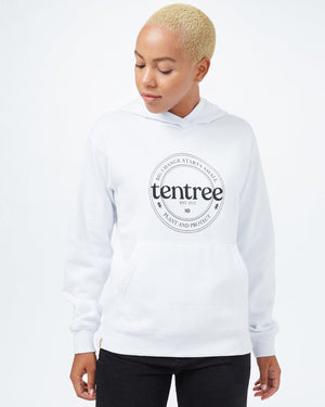 White Women's Graphic Hoodie