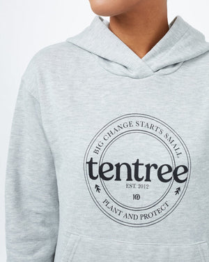Grey Women's Graphic Hoodie