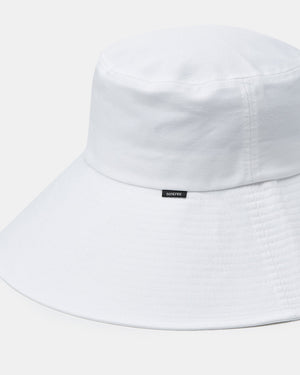 White Organic Cotton Bucket Hat