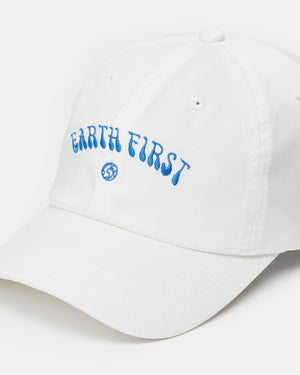 White Adjustable Graphic Dad Hat