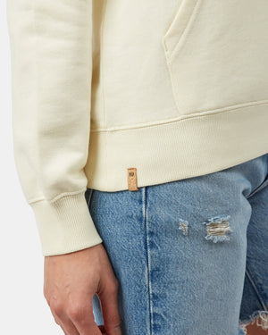 White Women's Eco-Friendly Pullover Hoodie