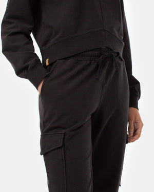 Womens-black-Organic-Cotton-Jogger-Sweatpants