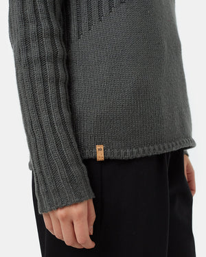 Womens-Mock-Neck-Knit-Sweater