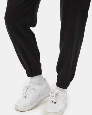 Womens_Black_Tencel_Joggers