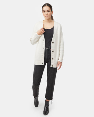 Women's Oversized Long Wool Cardigan