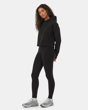 Women's Recycled Polyester Cropped Hooded Pullover