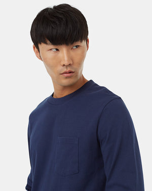Men's Basic Pocket Longsleeve T-Shirt