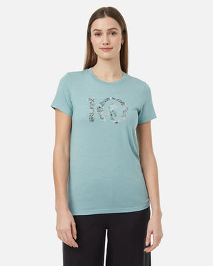 womens Floral Graphic Tee