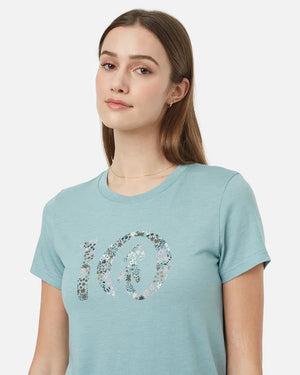 womens Floral Graphic Tee