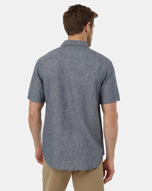 Men's Hemp Button Up Short Sleeve Shirt
