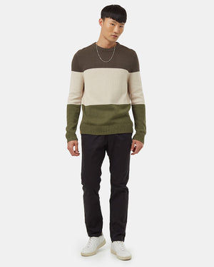Men's Organic Cotton Striped Jumper