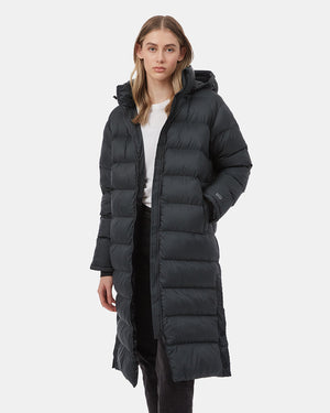 Women's Long Puffer Jacket_green