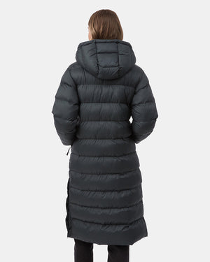 Women's Long Puffer Jacket_green