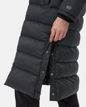 Women's Long Puffer Jacket_green