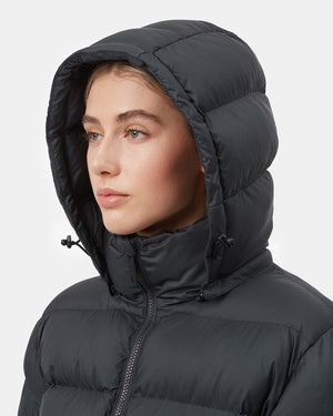 Women's Long Puffer Jacket_green