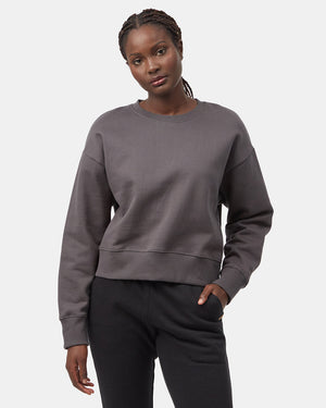 Women's Recycled Eco-Friendly Cropped Crewneck