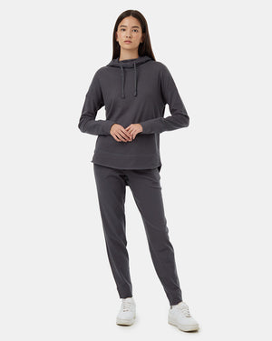 Women's Cowl Neck Fleece Hoodie