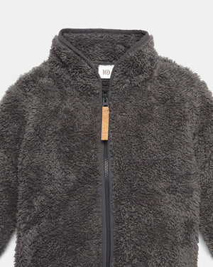 Kid's Fuzzy Zip Up Crew