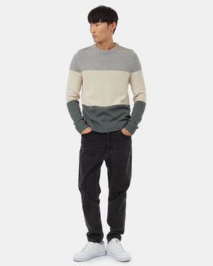 Men's Organic Cotton Striped Jumper
